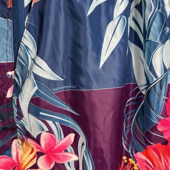Scarface x Shoe Palace Limited Edition Manolo Manny Pink Tropical Swim Shorts - Picture 2 of 6